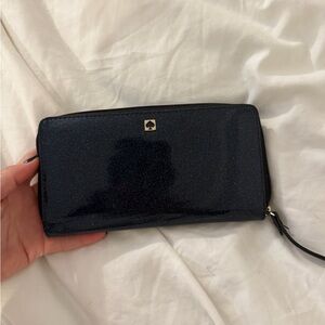 Kate Spade Navy Glitter Wallet